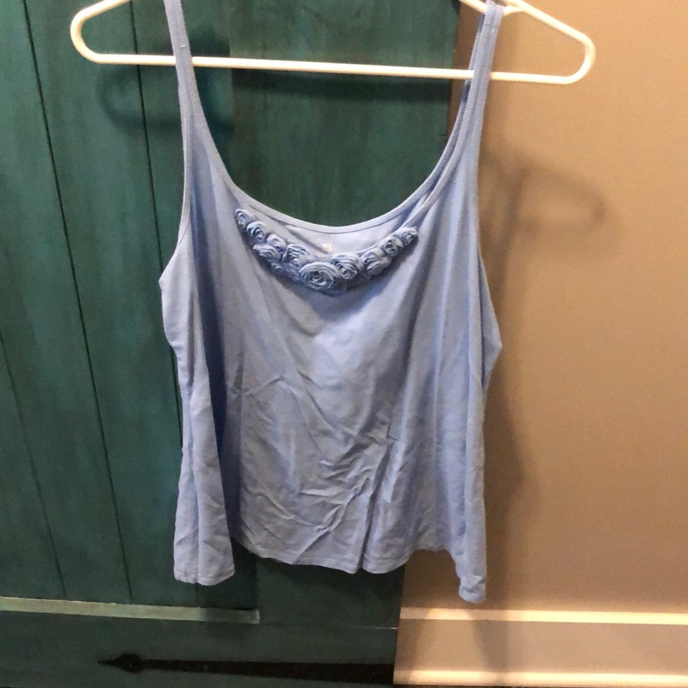 Blue tank